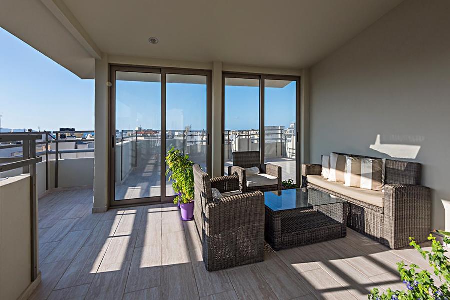 Ferienwohnung Olympia Penthouse Iraklio Exterior foto