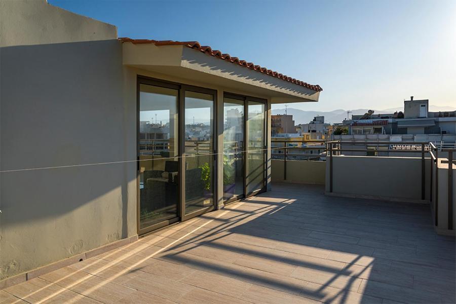 Ferienwohnung Olympia Penthouse Iraklio Exterior foto